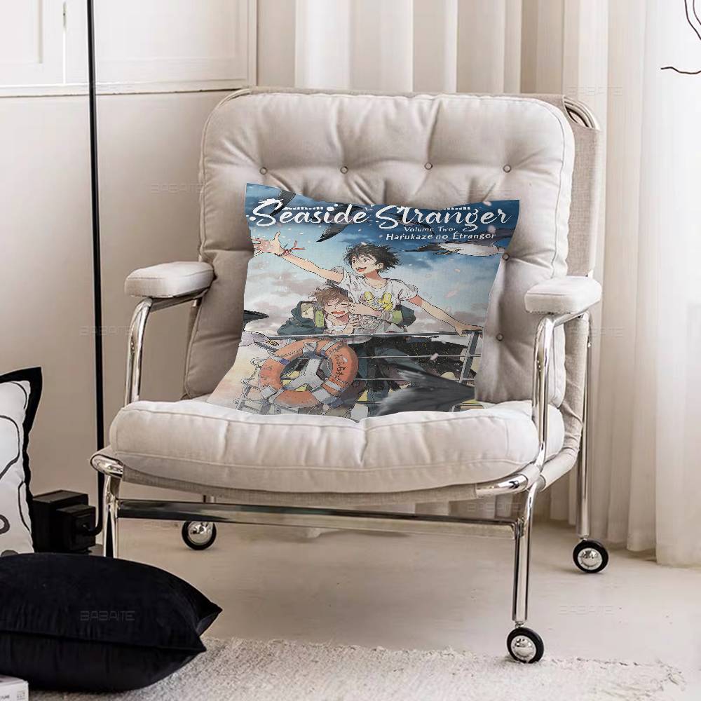 Umibe No Etranger Stitch Lucky Dragon pillow cover sofa cushion cover home room decoration children gift
