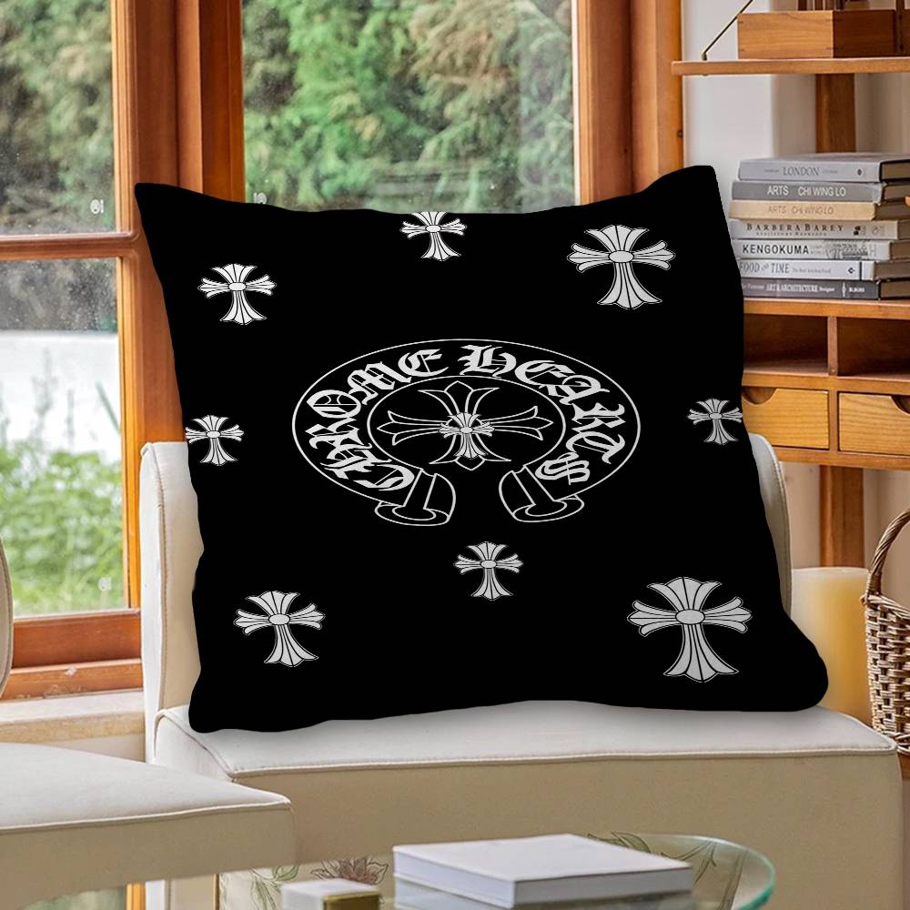 

C-CHROMES H-HEARTS Cushion Cover Inches Farmhouse Decor Home Throw Pillow Covers for Couch Decorations 12x12Inch