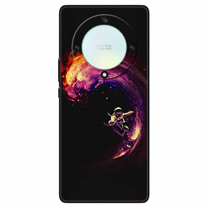 

Для Honor X9c Умный Чехол Черный Силикон Мягкий ТПУ Чехлы для Телефона для Honor X9C Smart 5G Защита Задняя Крышка X 9C Smart X9cSmart Ba Honor X9c Smart