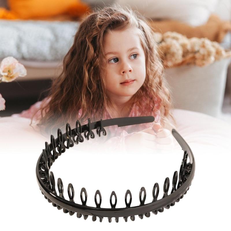 5PCS Antislip Teeth Hairband Set Fashionable Head Accessories With Strong Grip Teeth For Face Washing Various Occasion