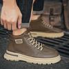 Men Shoes American Vintage Men's Tooling Boots Luxury Warm Wear-resistant Platform Casual Sneakers Non-slip Walking Ankle Boots