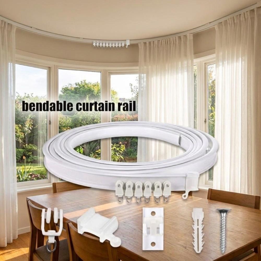 Flexible Material Flexible Curtain Track Silent Track Room Divider Track Balconies