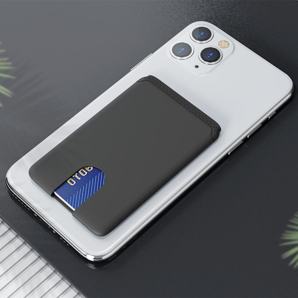 1/3 Pack Premium Silicone Ultra Slim Phone Wallet Stick On Phone Pocket Fit Almost All Smartphones Phone Wallet Compatible
