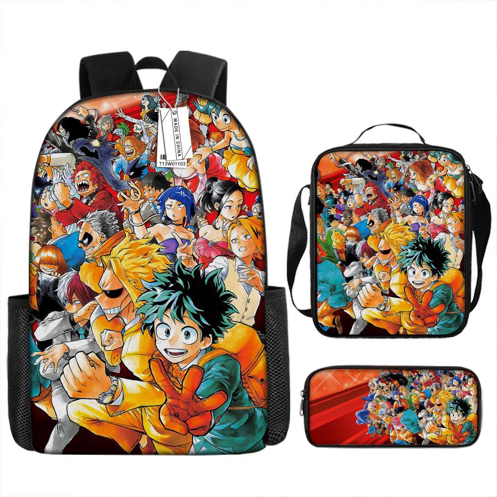 My Hero Academia MyHeroAcademia Student School Bag Burden Reduction Spine Protection Backpack Backpack Lightweight Spine Protection