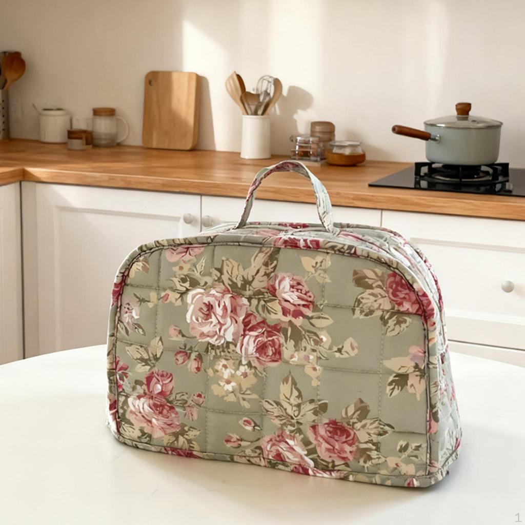 2 Slice Toaster Cover Dustproof Washable Kitchen Appliance Cover, Protector for Restaurant, Tea Room