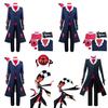 Hazbin Hotel Blitzo Cosplay Costume Jacket Set With Tie And Gloves Perfect For Anime Fans