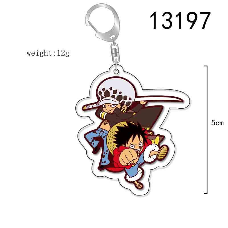 Acrylic Keychain - Luffy, Zoro, Nami Anime Pendant