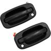 Gledewen Exterior Door Handle Front Left & Right Pair with Key Hole | for 1999-2007 Chevy Silverado Suburban Tahoe Avalanche GMC Sierra Yukon