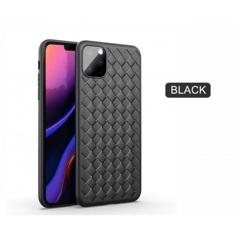 Slim TPU Phone Case With Braided Texture IPhone 12 11 Pro XS XR X 7 8 SE 2020 Anti-Slip Shockproof Back Cover