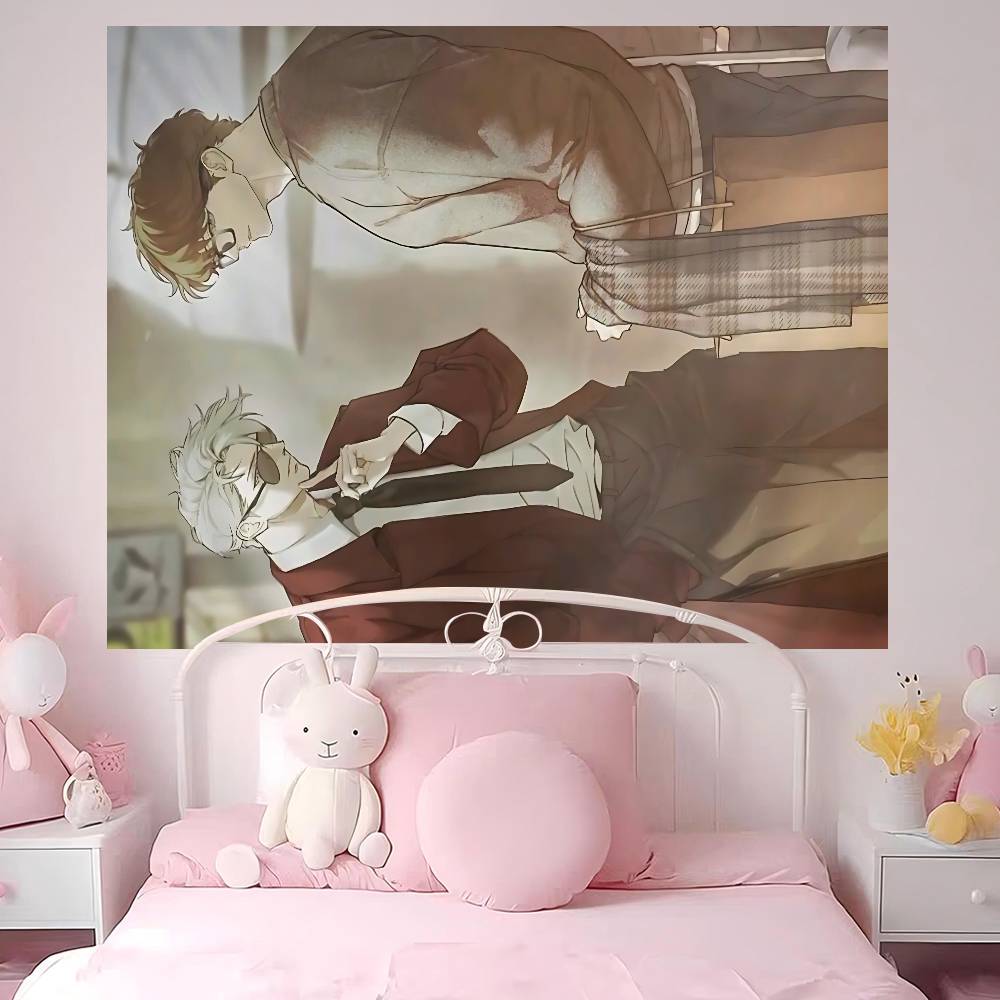 Nerd Project Bl Anime Printed Large Wall Tapestry Hanging Tarot Hippie Wall Rugs Dorm Art Home Decor