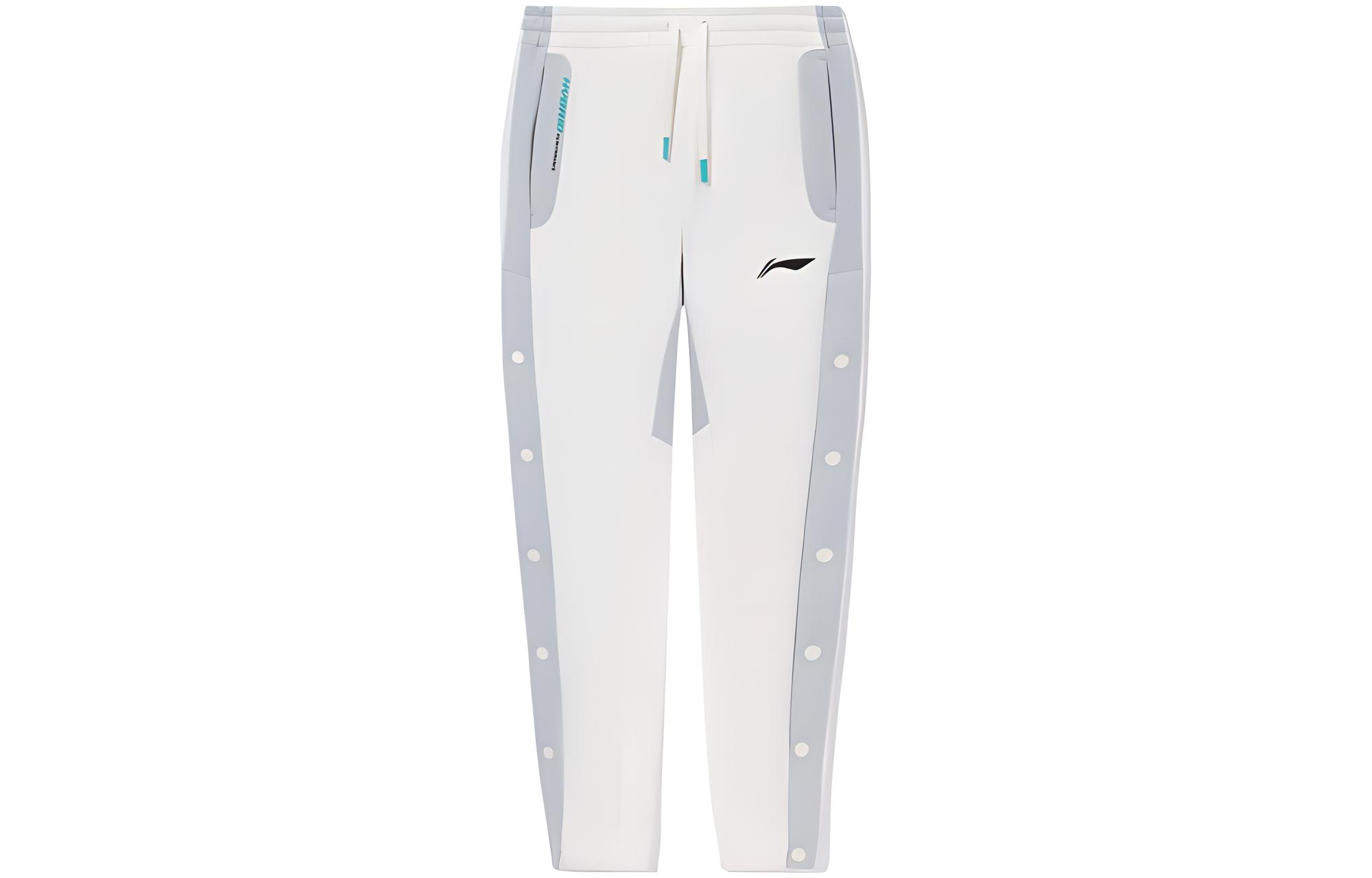 Li Ning Knitted Sweatpants Men s Mist White AKLS105-1 L