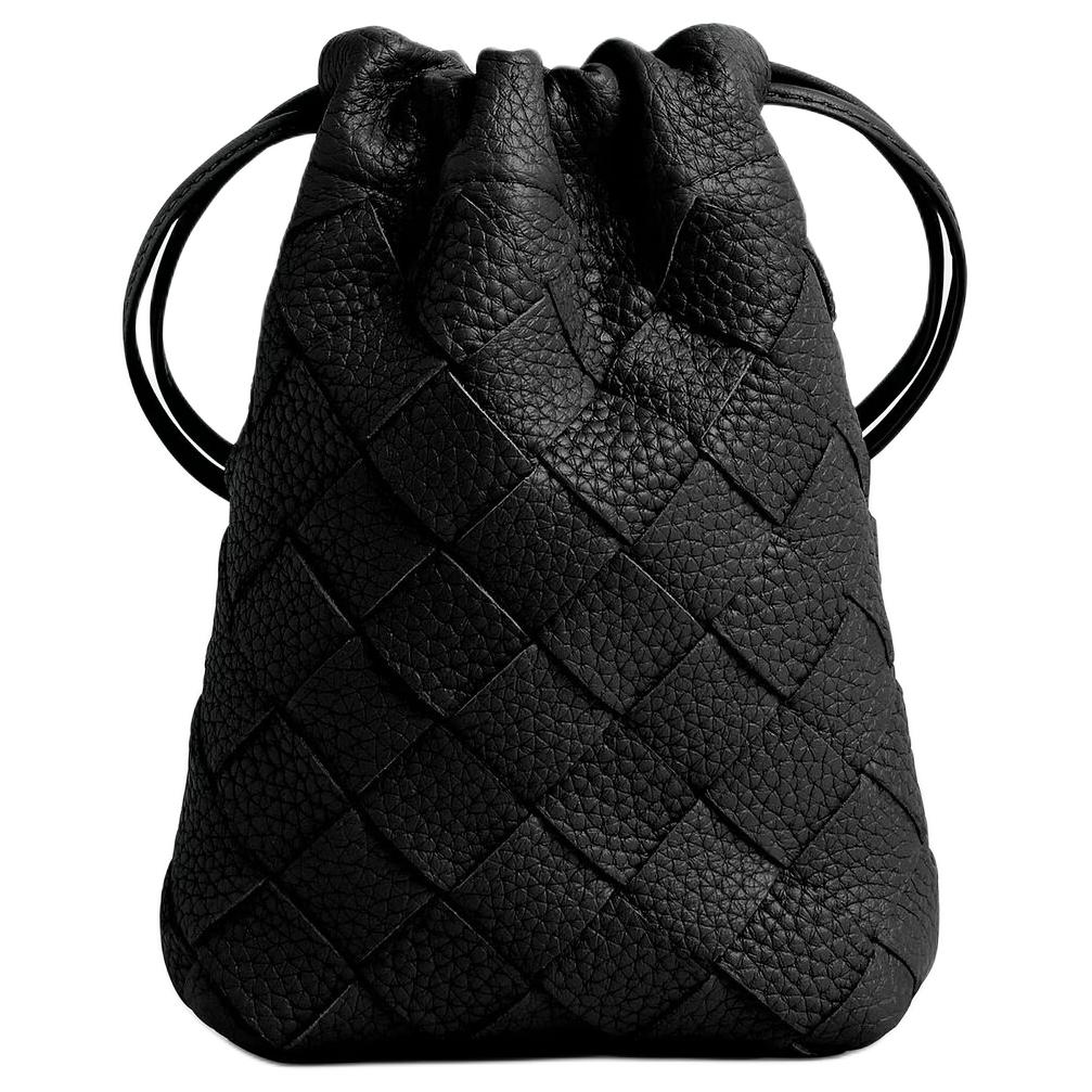 

Bottega Veneta Woven Design Leather Shoulder Crossbody Bag Men Bags Black 838786V5I538803 Basic Set (Bag+Dust Bag)