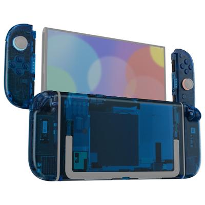 EXtremeRate DIY Ersatzschale Tasten für Nintendo Switch Custom Komplettset mit Rückplatte und Controller-Gehäusetasten für Switch 2 Deluxe