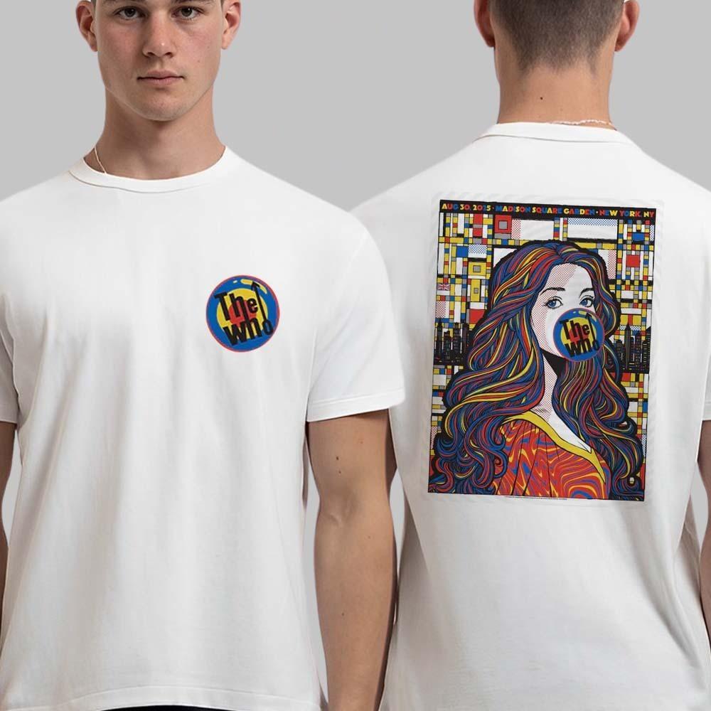 The Who New York 2025 Tour Merch Tee At Madison Square Garden