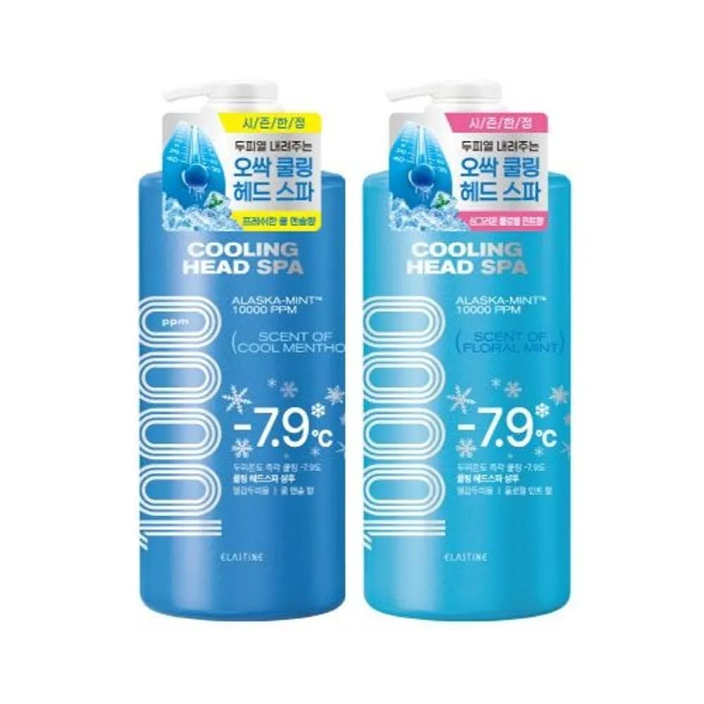 

ELASTINE Cooling Head Spa Shampoo 1000ml * 2 (Select 1) Cool Menthol