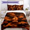 Netherlands Football Printed Bedding 3 Piece Set Cozy Breathable Bed Cover Set as Housewarming Holiday Gift