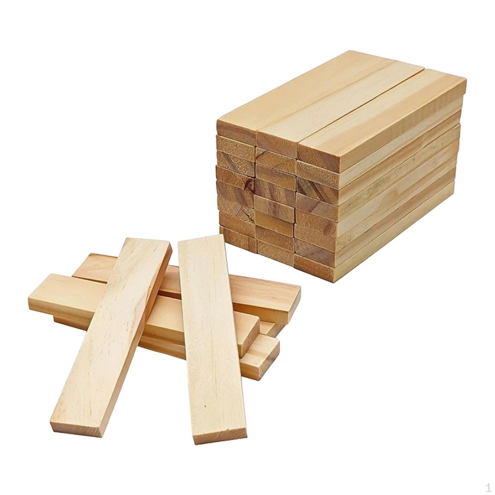 

100 Pieces Wooden Educational Building Blocks Stacking Sensory Learning Toy Fine Motor Skills 30pcs