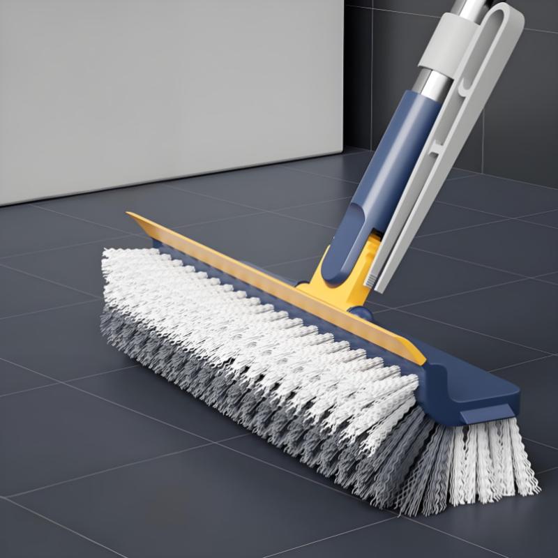 

Tile Magic Squeegee Cleaning Kitchen Bathroom Brush Floor Scrub Brush 3 In 1 Long Handle Removable Adjustable Wiper Tools