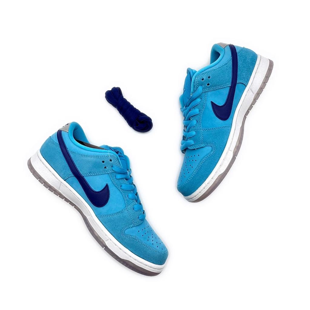 BQ6817-400 Nike SB Dunk Low Pro Blue Fury Deep Royal Navy Silver (Men's)