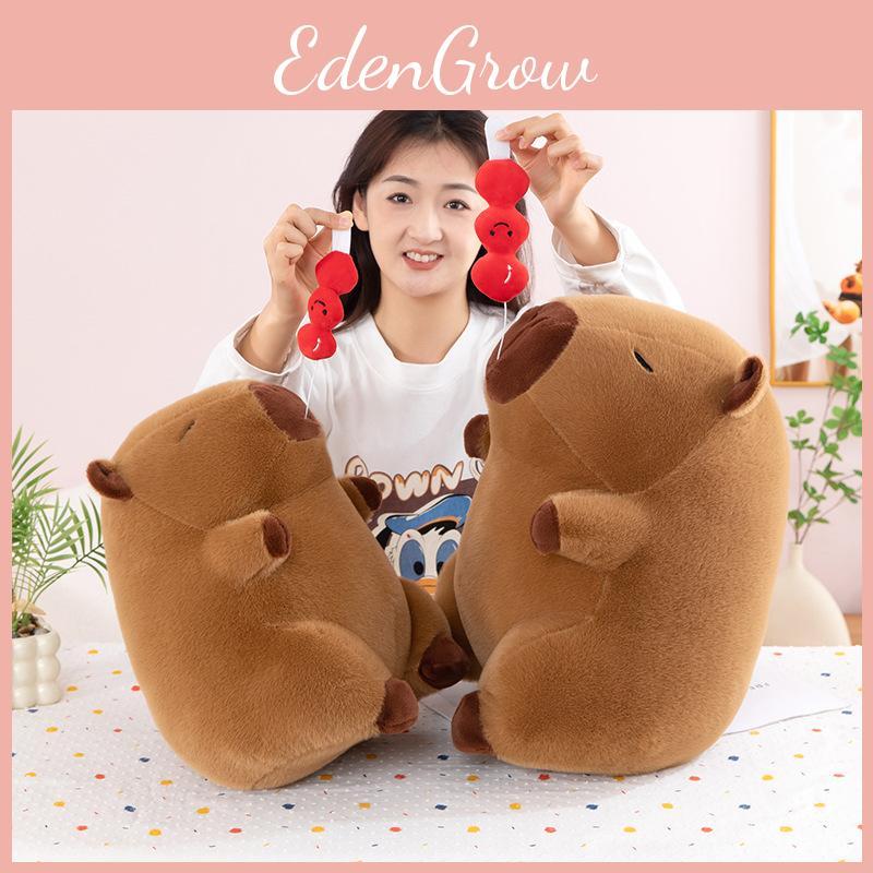 Sugared Capybara Stretchable Gourd Plush Toy Cute Fabric Doll Birthday Animal