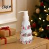 Empty Lotion Bottle 350ML Christmas Soap Dispenser, Santa Claus Tree Penguin Shape Refillable Dispenser Bottle, Plastic Pump for Hand Soap, Decorative
