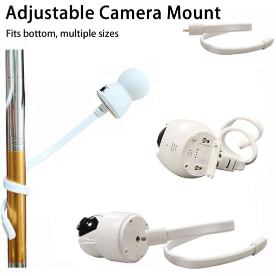 Gwint mocowania kamery Uchwyt gęsia szyja Stojak na kamerę Wielofunkcyjny wspornik Silikonowy stojak na nianię Regulowany wspornik Stojak na kamerę niani