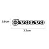 5/10 Piezas Pegatina Decorativa para Audio de Coche Insignia Emblema Insignia de Aluminio 3D para Volvo XC60 V50 V70 S90 Olestar XC40 S80 EX90 XC70 EX30 V90