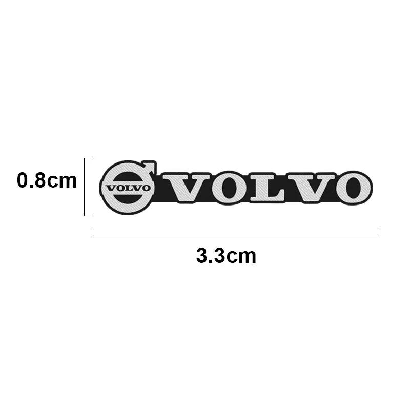 5/10 Piezas Pegatina Decorativa para Audio de Coche Insignia Emblema Insignia de Aluminio 3D para Volvo XC60 V50 V70 S90 Olestar XC40 S80 EX90 XC70 EX30 V90