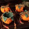 [Lucky Incense Bag] Lucky Charm Incense Bag with Persimmon Pendant | Dragon Boat Festival, Mugwort Filled for Fragrance, Can Be Hung