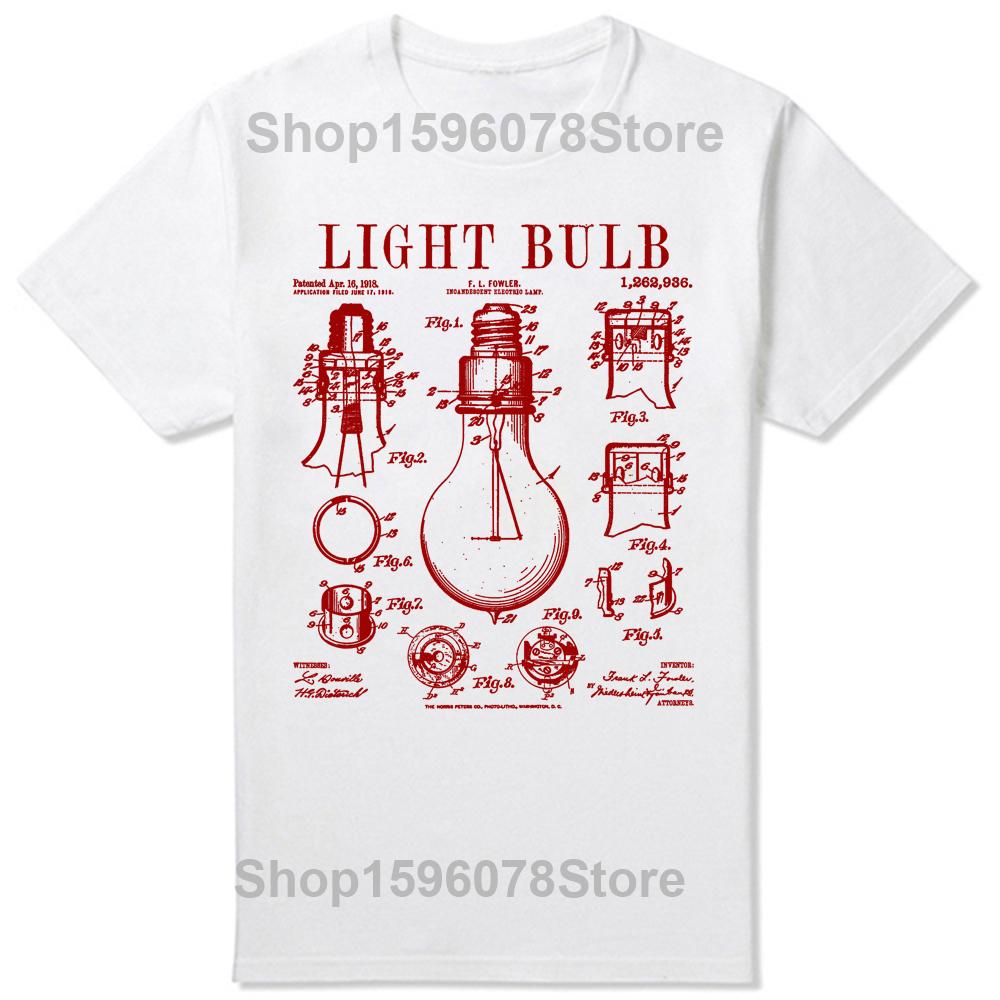 Funny Electrician Light Bulb Electricity Electrical Engineers T Shirts Graphic Streetwear Short Sleeve Lineman Gifts T-shirt