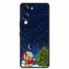 Christmas Case For Vivo Y04 Y04S Y37C Soft Silicone Phone Cover Funda For Vivo Y 04 04S 37C Black TPU Protective Bumper Casing
