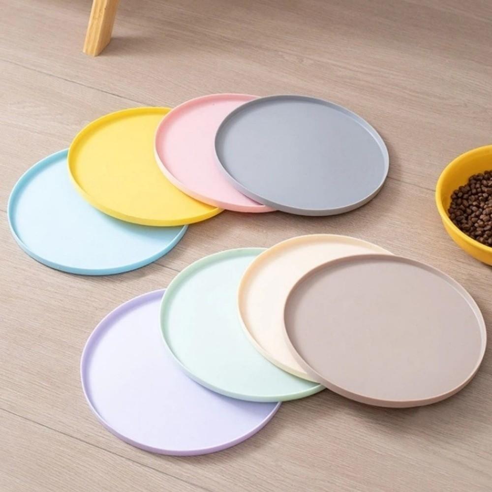 New Silicone Pet Food Mat Waterproof Non-Slip Feeding Mat Easy To Clean Leak Proof Dining Mat for Puppy Bowls