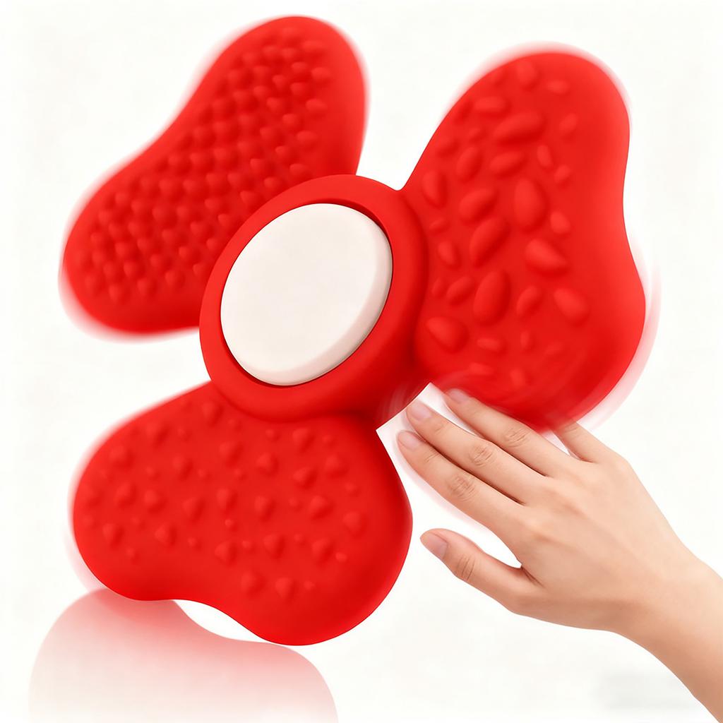 Sensory Spinner Gyroscope With Textured Grip, Office Anxiety Relief Desktop Toy, Portable Stress Reliever