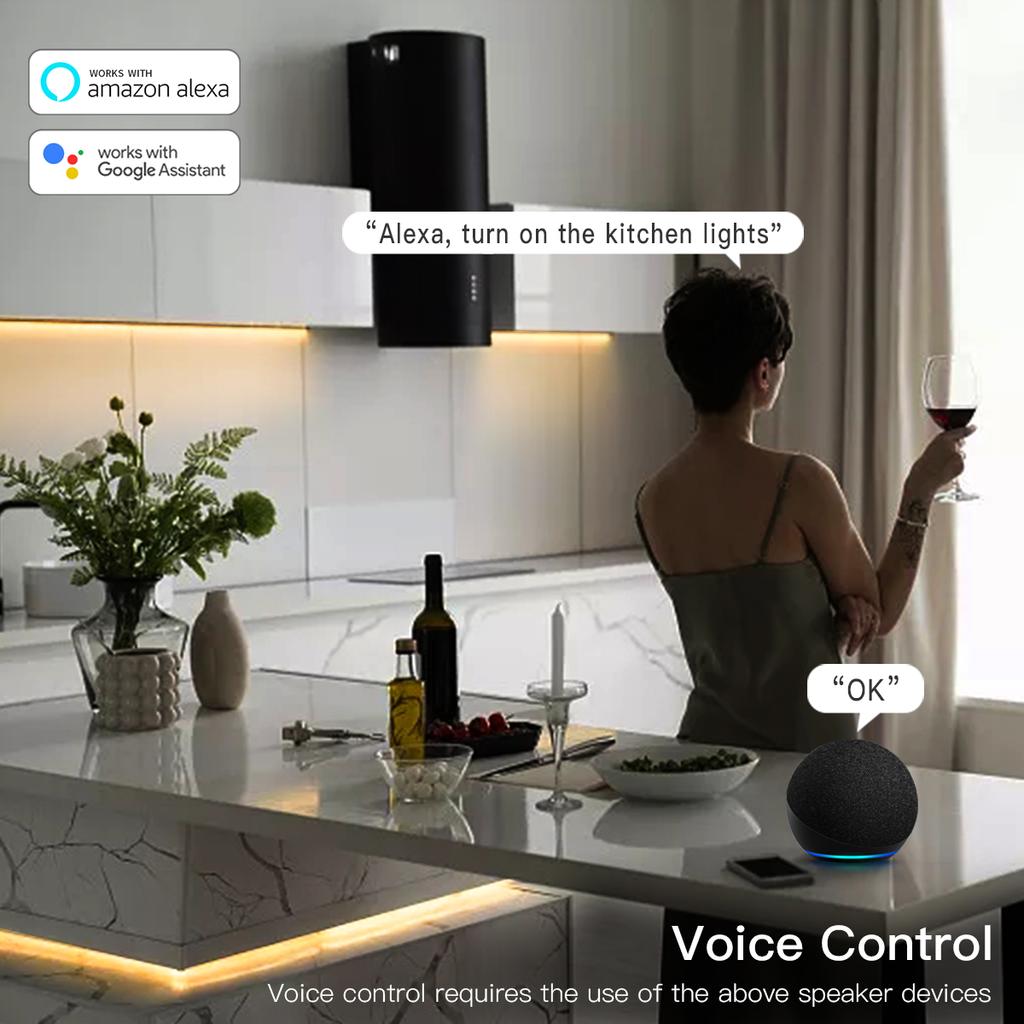 Smart WiFi LED Controller DC12V-24V Tuya Samrt APP Voice Remote Control CCT RGB RGBW RGBCCT LED Strip Light