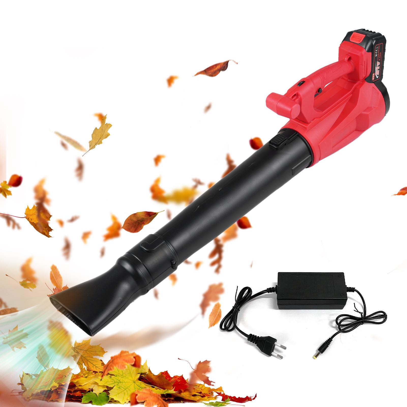 

Повітродувка 21В Електрична повітродувка 4.0Аг Акумулятори та зарядний пристрій у комплекті 6 Режимів швидкості Легка L US Plug & 2 Battery EU Plug &