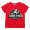 Jurassic World T-shirt 100%Cotton Camisetas Casual Kawaii Cute Boys/ Girls Cartoon Tee-shirt Children Funko Cartoon Soft Tshirt