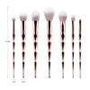 7pcs Makeup Brushes Set Spiral Rose Gold Handle Cosmetic Foundation Blusher Powder