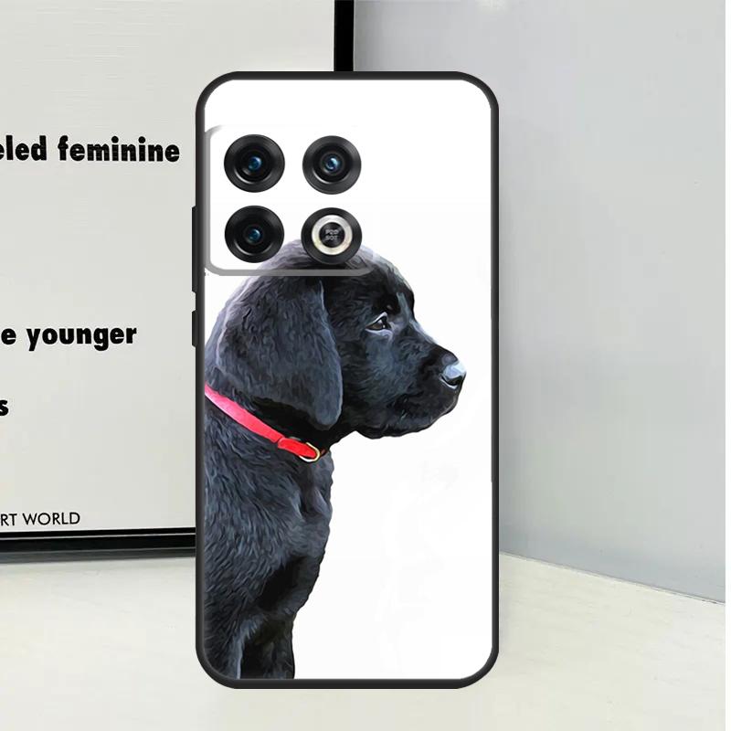 Black Labrador Dog Case For OnePlus Nord 3 2T N30 N20 N10 CE 2 Lite OnePlus 10T 12R 10R 8 9 10 Pro 11 12 Cover
