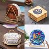 Coaster Holder Mat Storage Rack Table Mat Holder Tea Coffee Mug Placemat Storage Organizer Table Kitchen Accessories