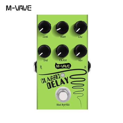 M-vave Classic Delay Guitar Effects Pedal | Pure Analog Circuit, 600ms Delay, True Bypass for Live/Studio/Recording