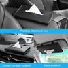 PU Leather Car Sun Visor Hanging Tissue Box Holder 23*13*2.5cm Car Tissue Boxes Auto Interior Storage Decoration Accessories