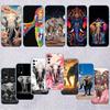 RE5 Animal Elephant Phone Case for Motorola Moto G10 G20 G30 G31 G32 G34 G35 G41 G42 G50 G51 G52 G55 G60 G60S G62 G71 G72 G75