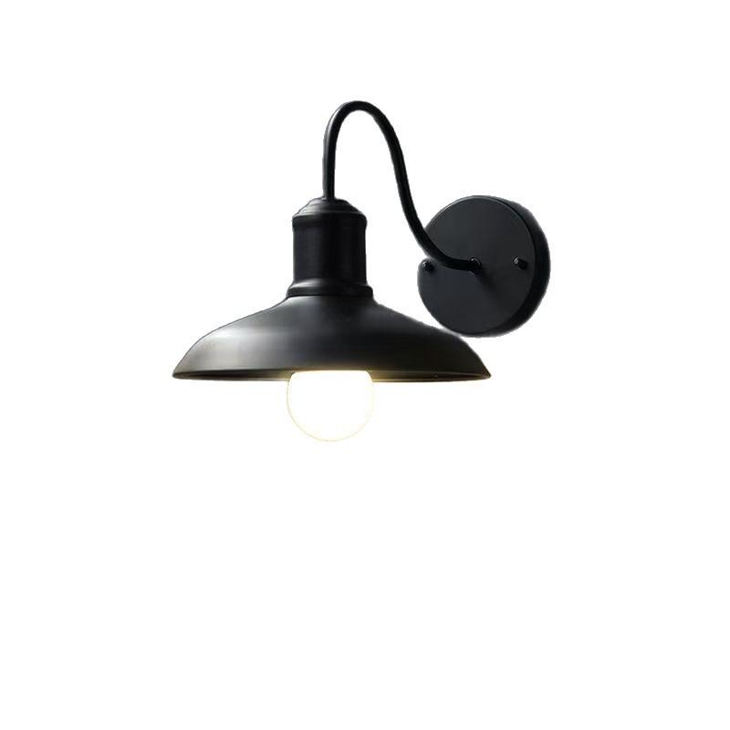Retro American Waterproof Outdoor Wall Lamp for Entryways and Balconies