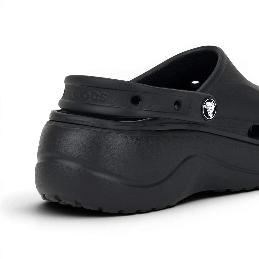 Crocs Baya Platform Clog Zoccoli da Donna Neri 208186-001