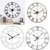 Retro Wall Iron Clock Decorative Hand Home Outdoor Commercial Spaces Up Dress