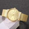 Ladies Watch Fashion Rose Gold Steel Strap Quartz Watch