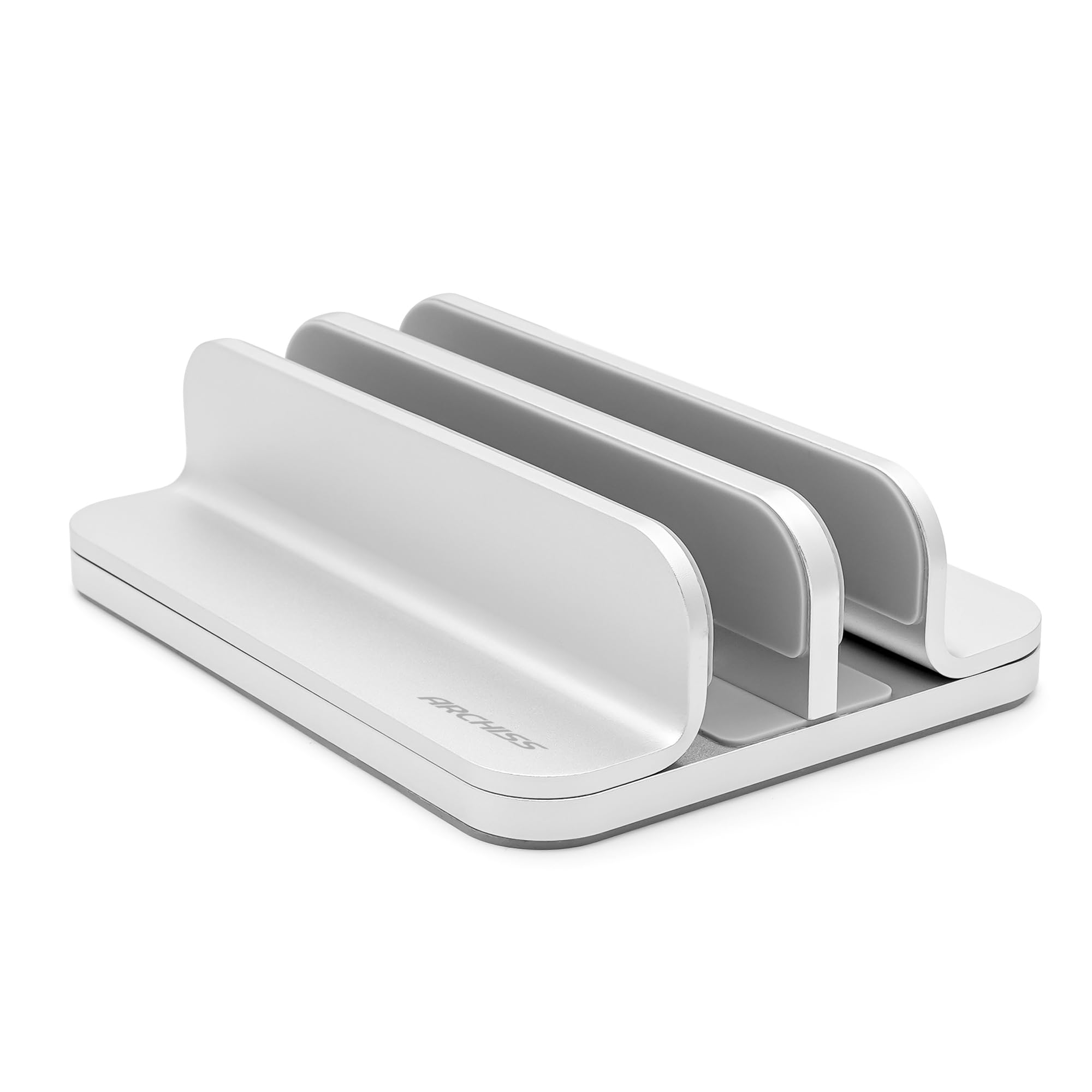 

Подставка для ноутбука Archiss BY ME2 для 2 серебристых ноутбуков, AS-URBM2-DS