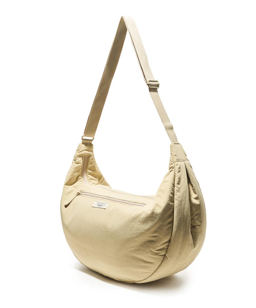 Yale Round Shoulder Large Bag_Beige