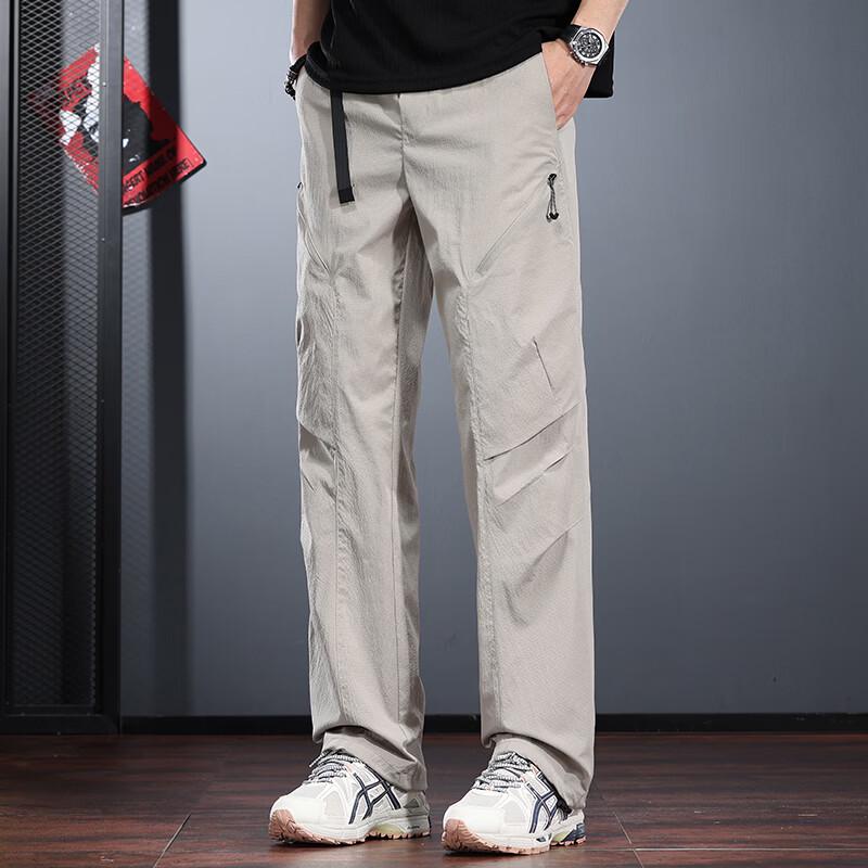 Jie Leinuo Men's Outdoor Mountaineering Cargo Pants