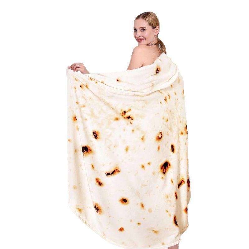 Cozy Flannel Blanket for Home & Office: Air Conditioning Nap Cover, Thick Autumn/Winter Sofa Blanket